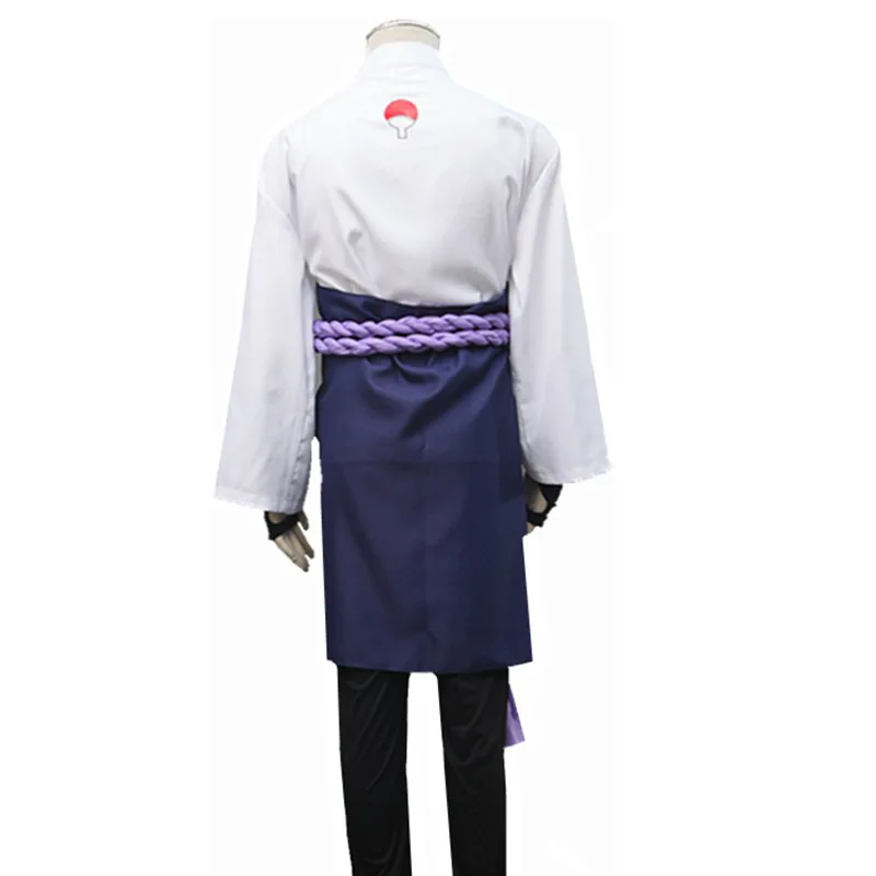 2style Uchiha Sasuke косплей костюмі аниме Haruto Shippuden үшінші буын киімдері Хэллоуин кеші Сурет 4