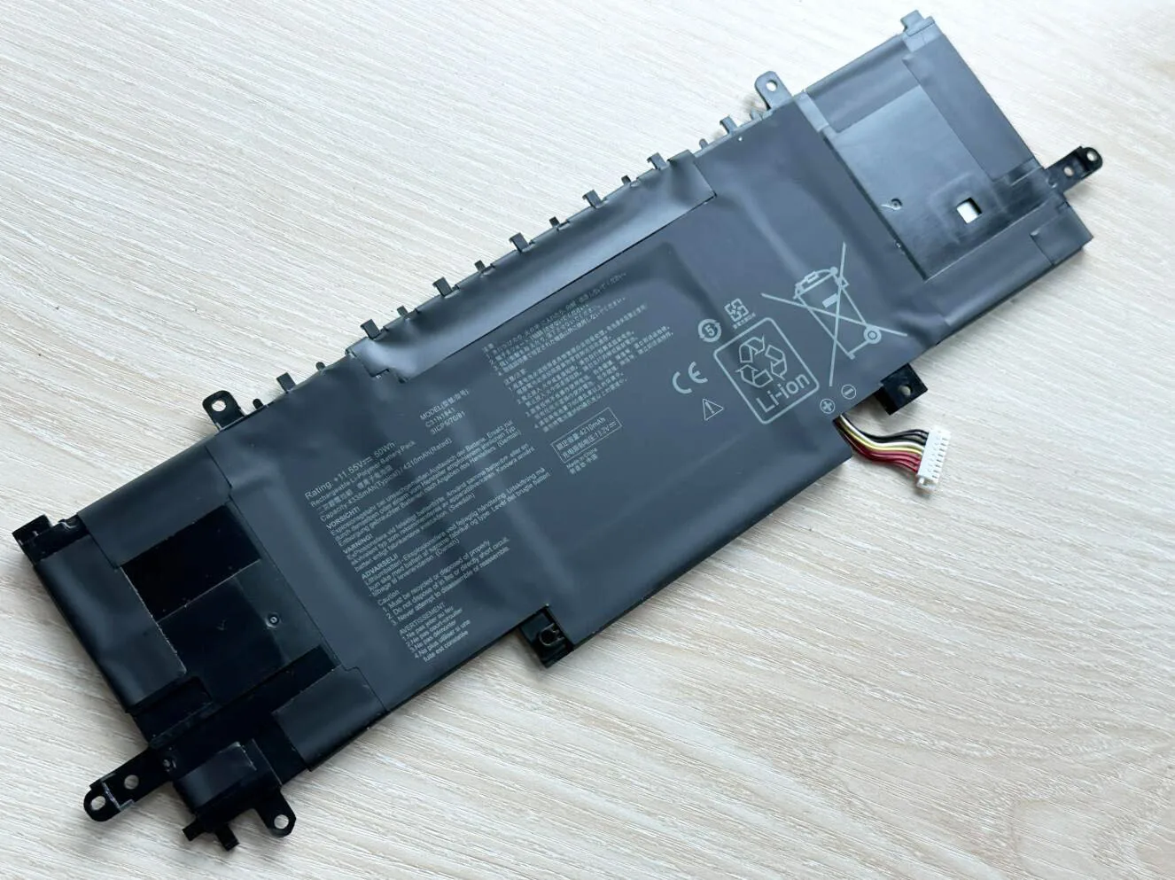 ASUS ZENBook 13 UX334FA UX334FL 14 UM433 UM433DA UX434F UX434DA сериясына арналған C31N1841 11.55V 50Wh 4210mAh ноутбук батареясы Сурет 2