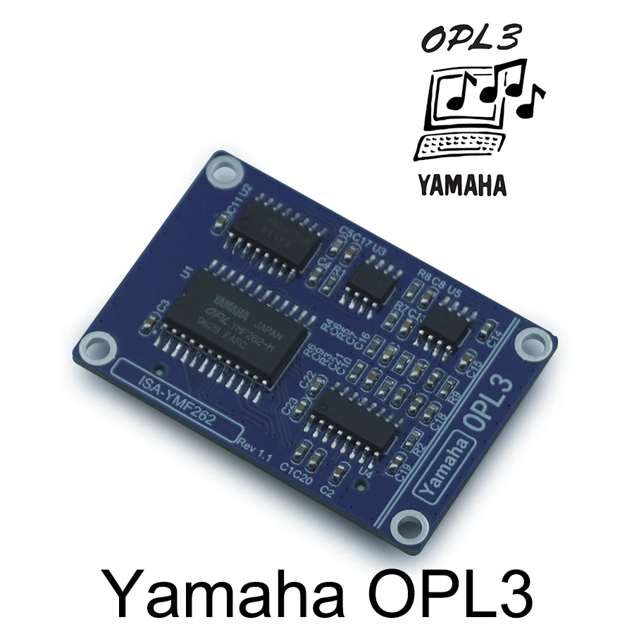 Adlib дыбыстық картасы Isa Opl3 дыбыстық картасы Yamaha YMF262-M Сурет 0