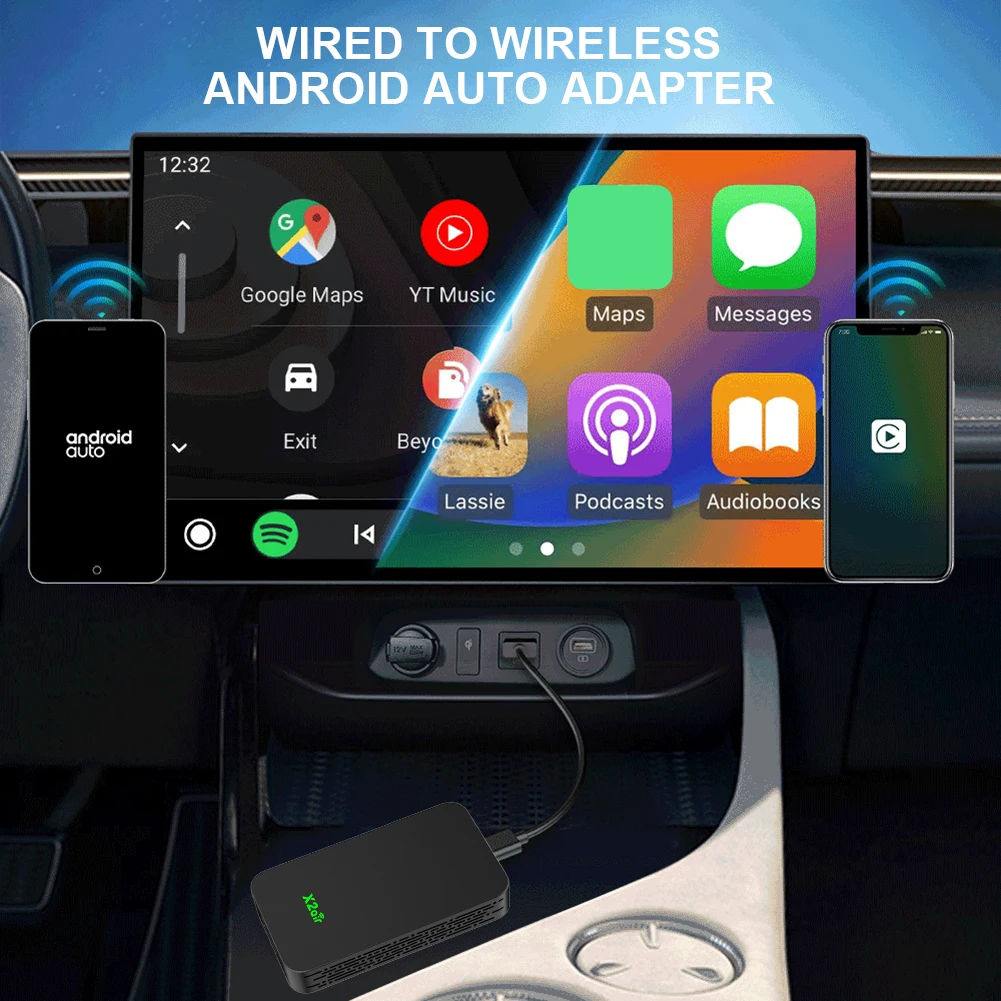 CarlinKit CPC200-2air CarPlay сымсыз Android Auto адаптері сымды Carplay Android Auto үшін Сурет 1