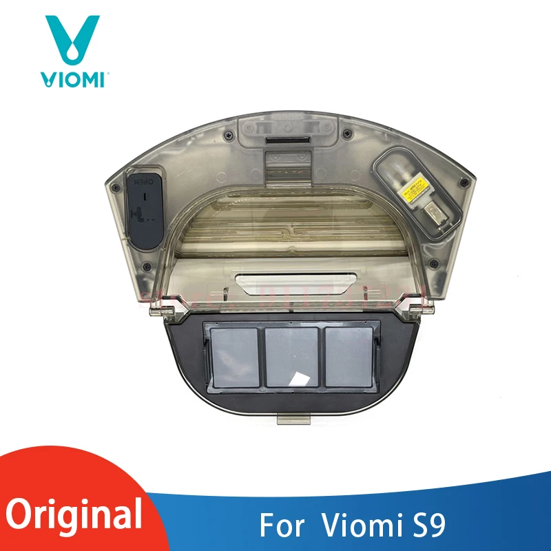 Viomi S9 робот шаңсорғыш керек-жарақтарына арналған шаң қорапшасы бар түпнұсқа 2-і 1 су ыдысы Hepa сүзгісі бар бөлшектер Сурет 0