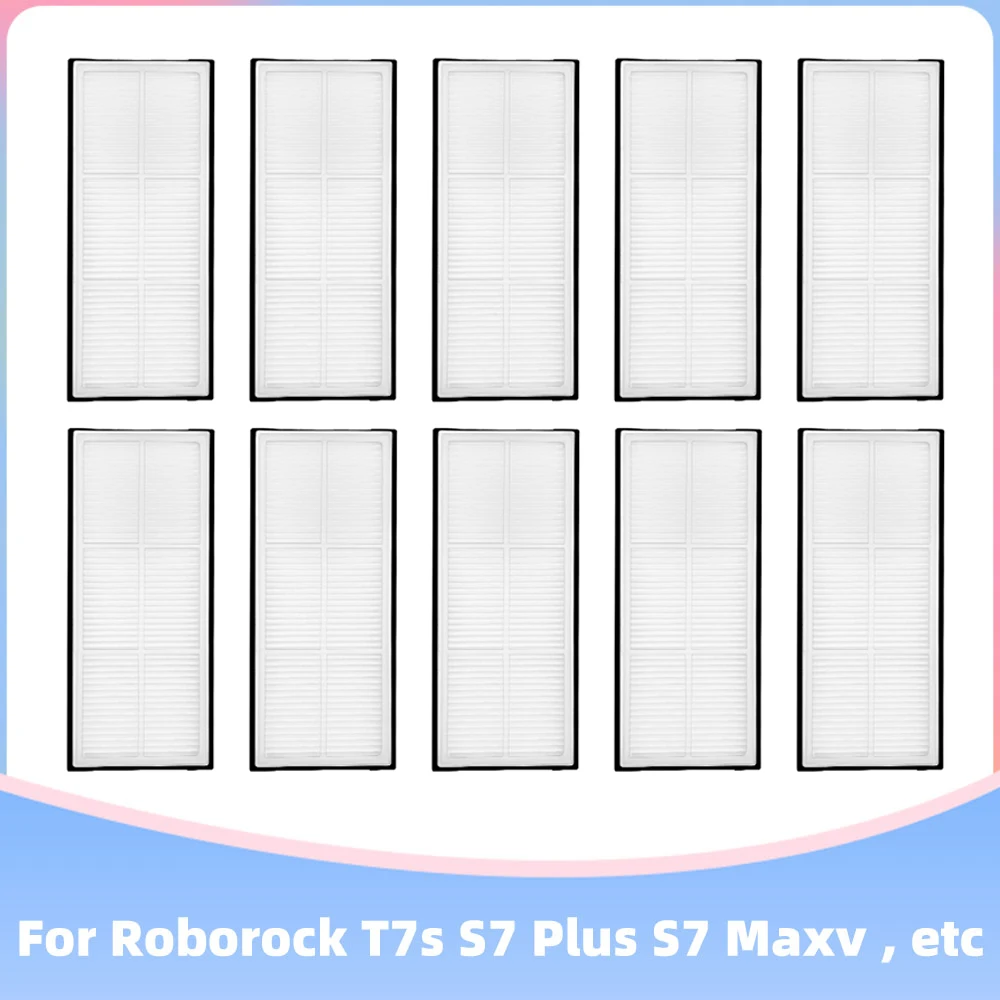 Xiaomi Roborock S7 / S7 Plus / S7 Maxv / S7 Maxv Ultra / S7 Maxv Plus / T7s / T7s Plus жууға болатын Hepa сүзгі қосалқы бөлшектер жинағы үшін Сурет 0